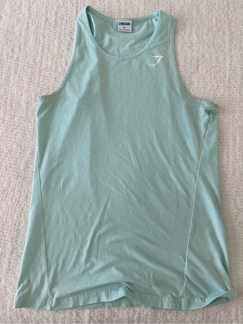 Gymshark Mint Green Men’s Workout Tank Top